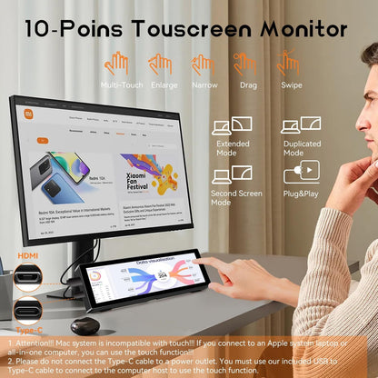 8.8 Inch Small Touchscreen Monitor